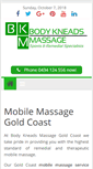 Mobile Screenshot of bodykneadsmassage.com.au